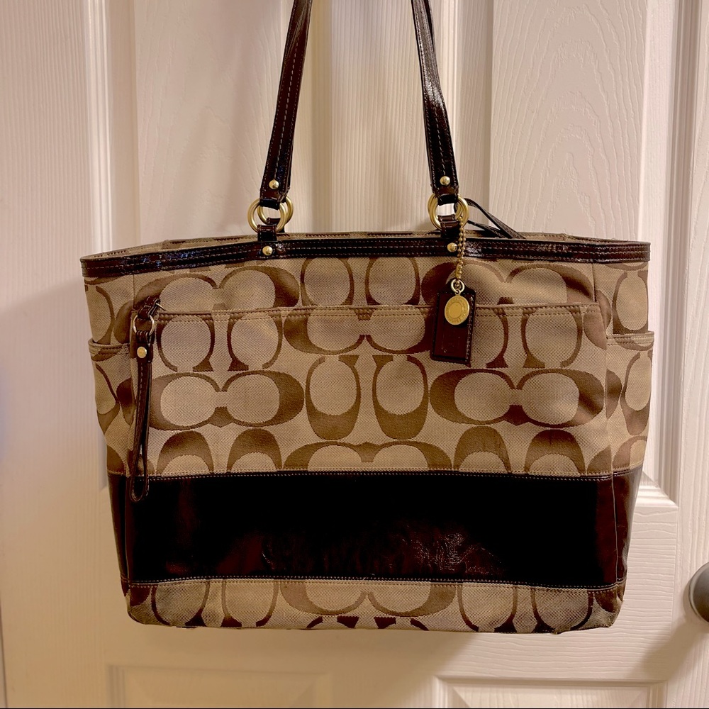 Coach Signature Baby/Diaper Bag